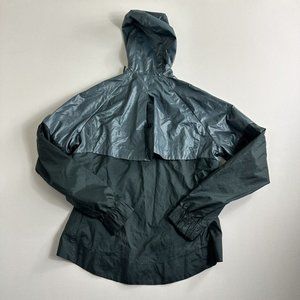 Nike Air windrunner windbreaker hoodie running jacket  Womens Size Small Green‎